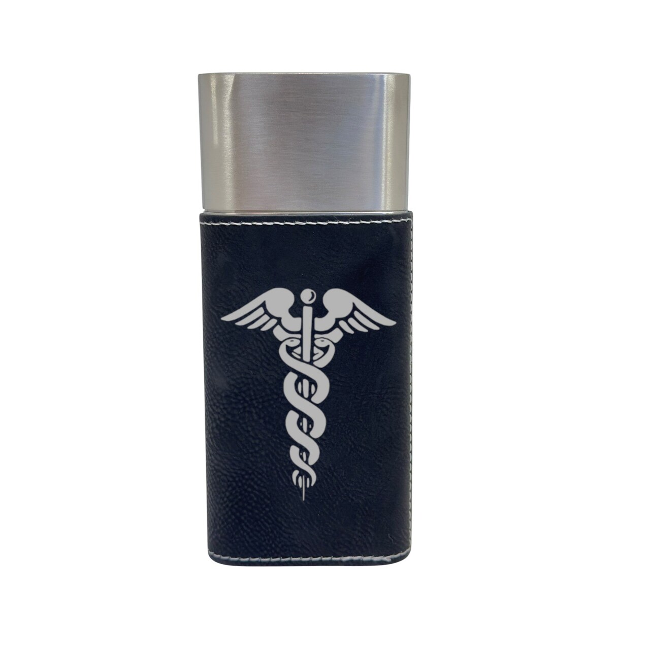 Cigar Case with Cutter - Pharmaceutical Caduceus Hermes - Leather